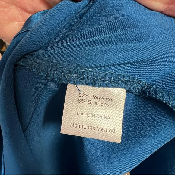 🆕 ANRABESS Satin One shoulder Cocktail Evening Party Maxi Dresses SZ XL - Picture 10 of 10